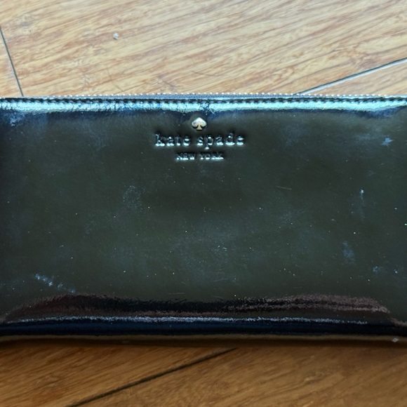 kate spade Handbags - Kate Spade - Black Patent
Leather Wallet